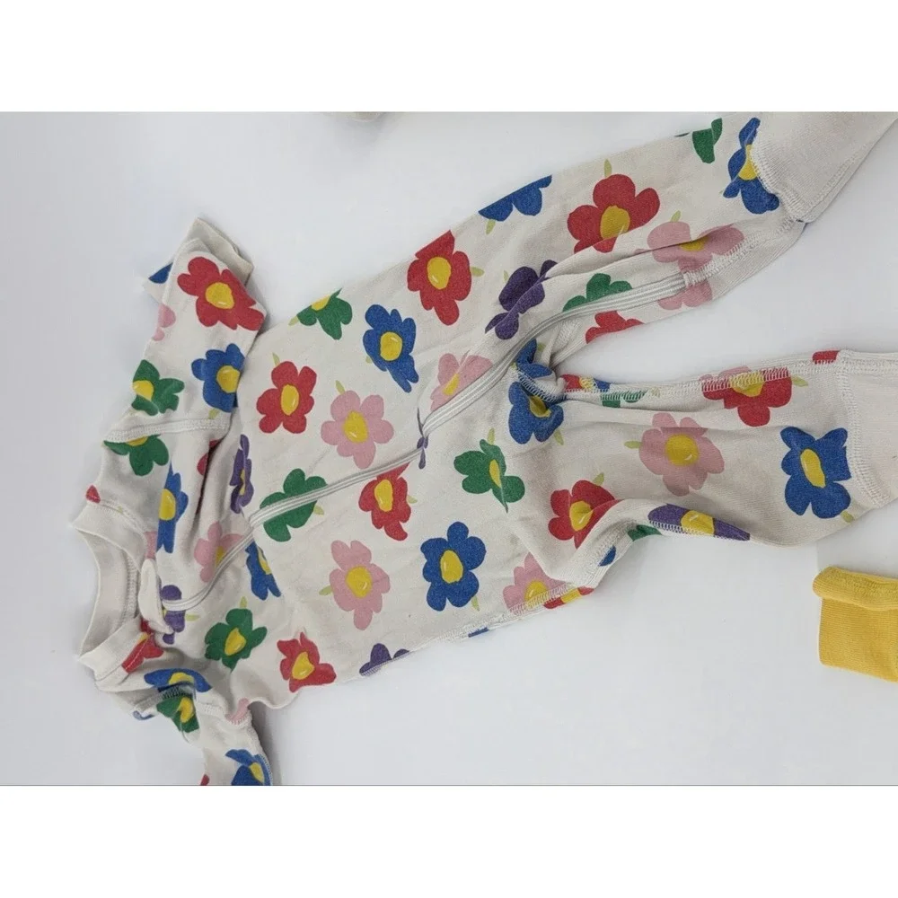 Hanna Andersson Zipper Pajamas Organic Cotton One Piece 18-24M 3T Unisex Baby